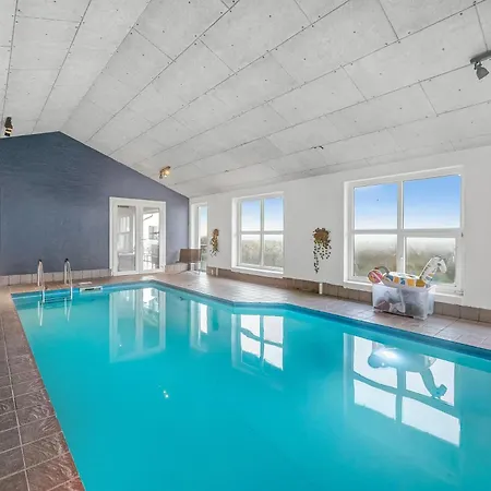 Pool And Activity House With A 180-degree View Of The North Sea, Located At Lild Strand,