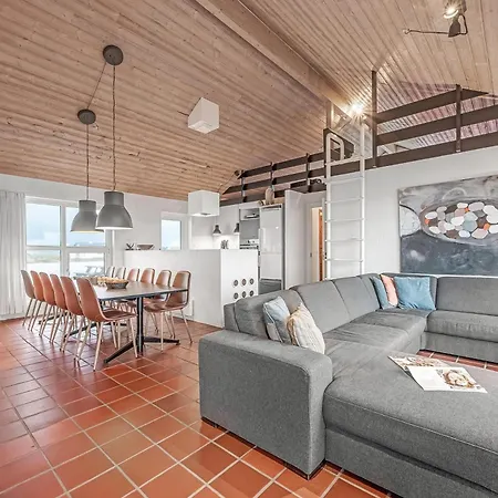 Vakantiehuis Pool And Activity House With A 180-degree View Of The North Sea, Located At Lild