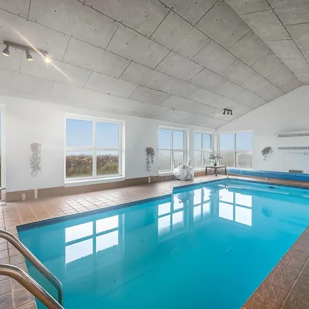 Pool And Activity House With A 180-degree View Of The North Sea, Located At Lild Strand,